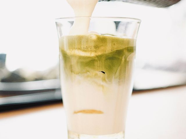 soleï café Matcha et cold foam maison