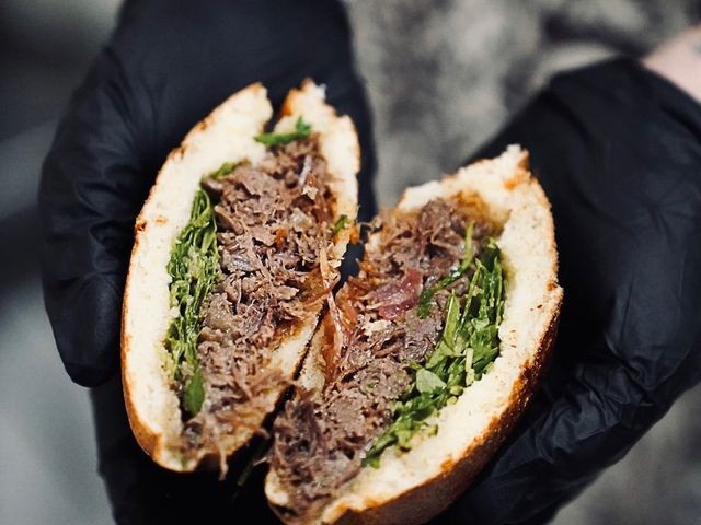 soleï café Notre effiloché de bœuf sauce maison cacio e pepe